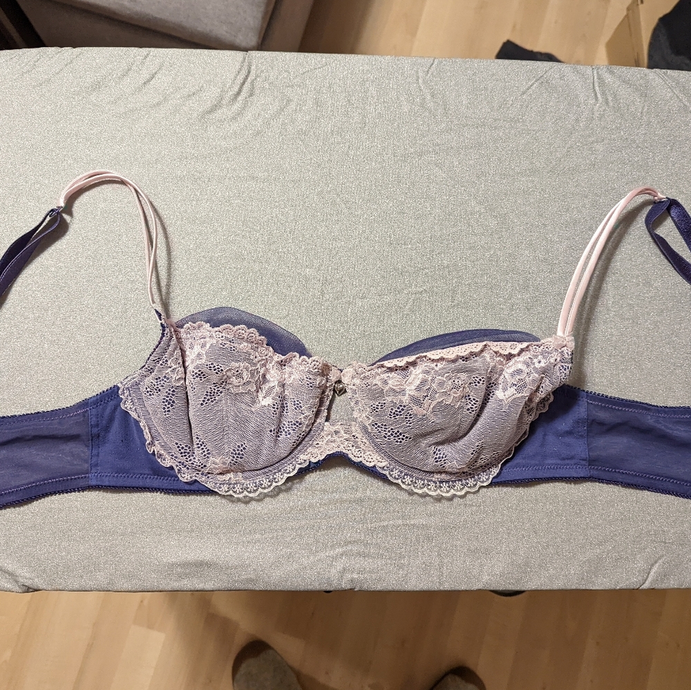 Jezebel pink and purple bra